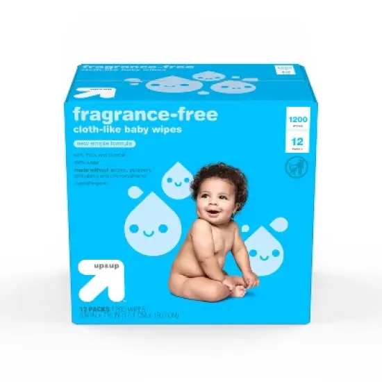 Fragrance-Free Baby Wipes - up & up&trade; (Select Count) image {10}