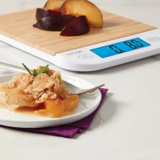 Taylor Digital Kitchen 15lb Food Scale Eco-Friendly Bamboo&nbsp; image {7}
