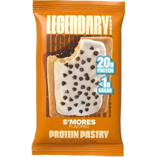 Legendary Foods Gluten Free and Keto Friendly Protein Pastry - S'mores - 8oz/4ct image {3}