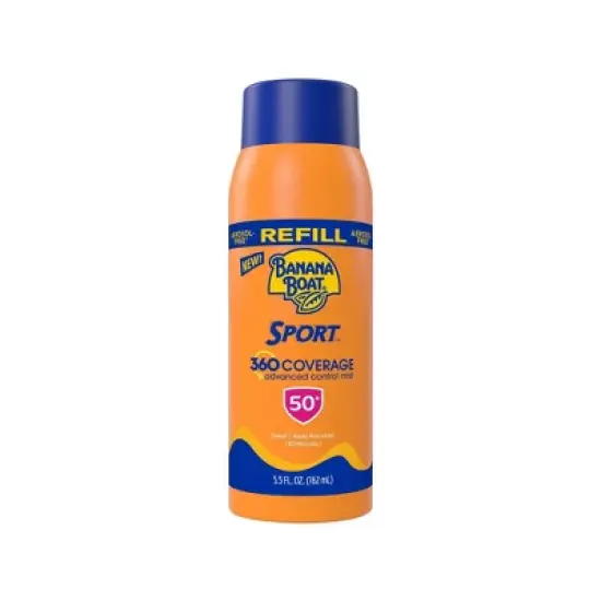 Banana Boat Sport 360 Coverage Advanced Control Mist Sunscreen Refill - SPF 50 - 5.5 fl oz image {8}
