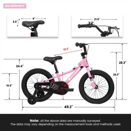 YONWAY 20 Inch Kids Bike 1-Speed Front V Brakes Rear Grip Brake With Enclosed chain guard for 3-5Years Boys Girls Child Bicycles image {4}