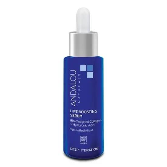 Andalou Naturals Deep Hydration Life Boosting Face Serum - 1 fl oz image {1}