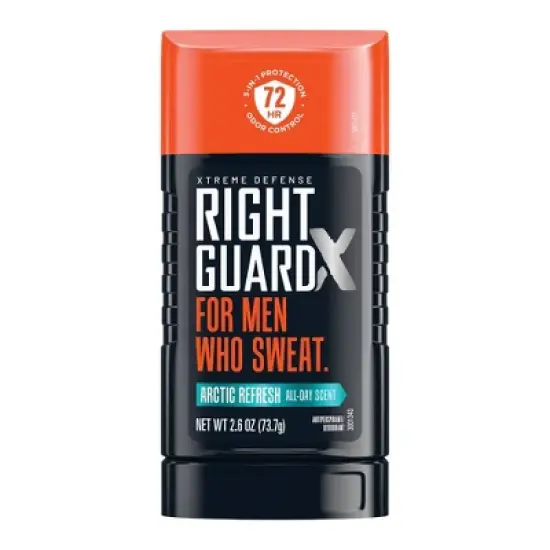 Right Guard Xtreme Defense Invisible Solid Antiperspirant & Deodorant - Arctic Refresh - 2.6oz image {5}