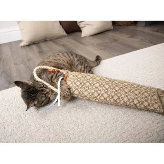 Petlinks Claw Kicker Hanging Scratch Pillow with Crinkle Cat Toy image {6}