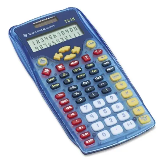 Texas Instruments TI-15 Explorer Elementary Calculator TI15 image {2}