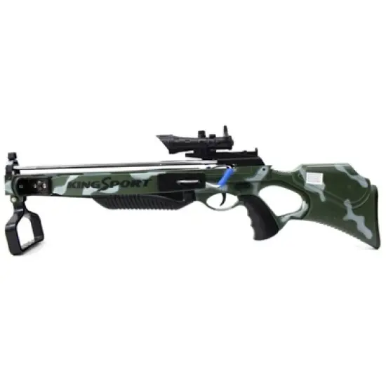 Insten Military Crossbow Playset with 3 Suction Cup Arrows & 30" Scope, Camouflage Toys for Kids image {5}
