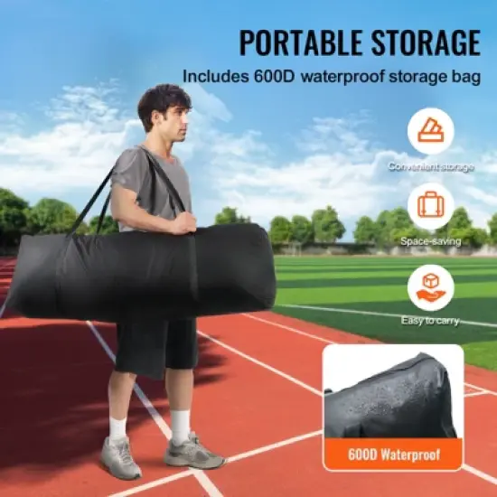 VEVOR L Screen Baseball for Batting Cage, 7x7 ft Baseball Softball Safety Screen, Body Protector Portable Batting Screen image {5}