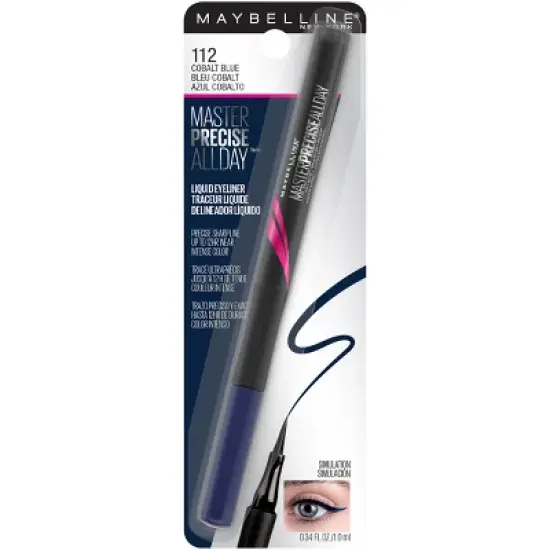 Maybelline Eyestudio Master Precise All Day Liquid Eyeliner Makeup - 0.034 fl oz image {3}