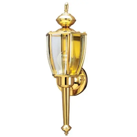 Westinghouse Polished Brass LED Wall Lantern image {1}