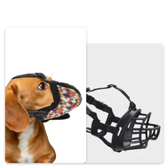 Unique Bargains Bite-proof Muzzle for Small Dog 1 Pc image {4}