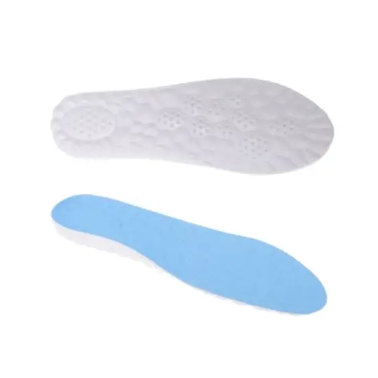 Unique Bargains 6D Height Increase Shoe Inserts Fit Shoe White Blue 1 Pair image {3}