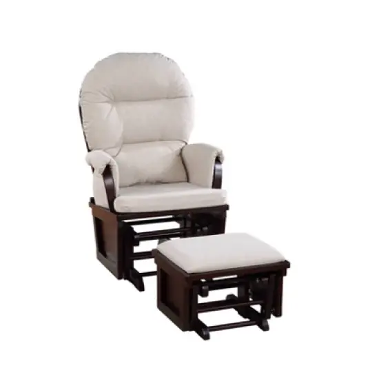 Suite Bebe Mason Glider & Ottoman - Espresso/Latte image {2}