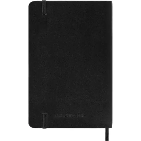 Moleskine 2025 Weekly/Monthly Planner 3.5"x5.5" Pocket Softcover Black: Acid-Free Paper, Elastic Closure, Ribbon Marker image {6}