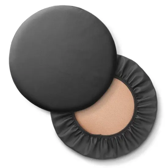 Saloniture 2-Pack Round Stool Seat Cover, Waterproof Slipcover for Swivel Chair or Barstool image {2}