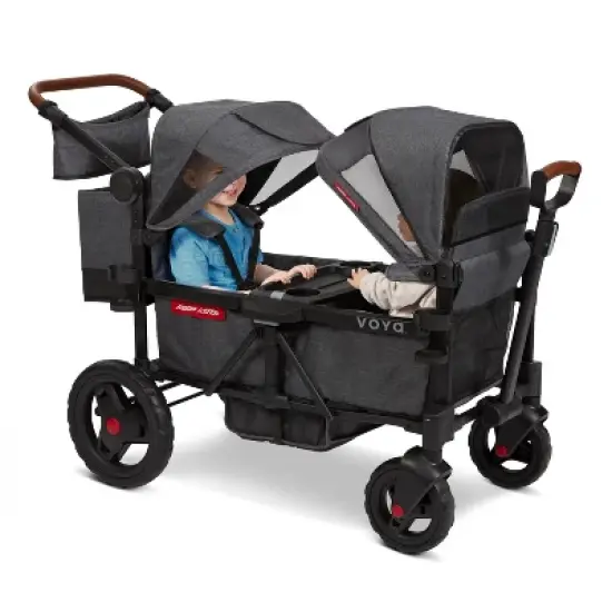 Radio Flyer Voya Stroller Wagon &ndash; Gray image {1}