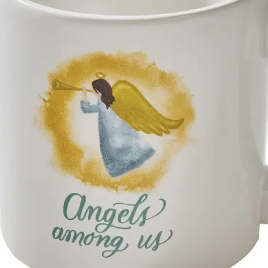 Split P Angels Among Us Spiritual Gold Mug Set Of 4 image {2}