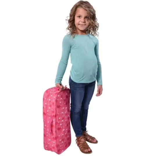 The New York Doll Collection 18 Inch Doll Travel Case Suitcase Storage Bag image {2}