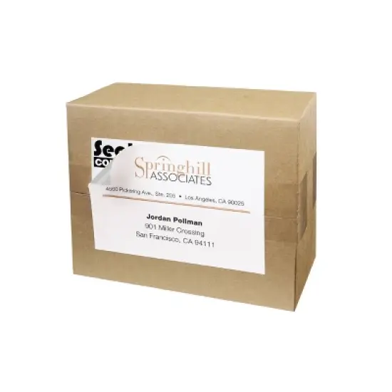 Avery 20pk TrueBlock Technology Laser/Inkjet Shipping Labels White image {1}