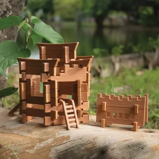 Guidecraft Notch Blocks - Eastern 87 Piece Set image {2}