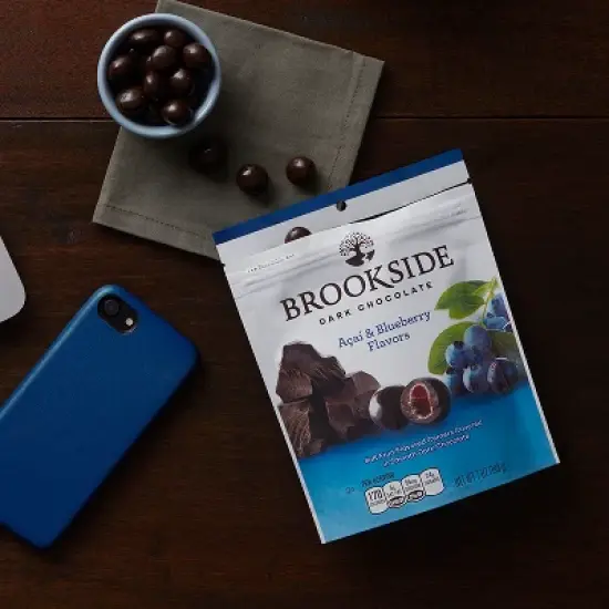 Brookside Acai & Blueberry Flavors Dark Chocolate Candy - 7oz image {2}