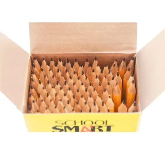 School Smart No 2 Pencils, Pre-Sharpened, Hexagonal with Latex-Free Erasers, Pack of 96 image {3}