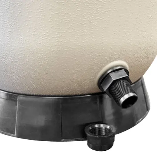 Swimline 71405 HydroTools 14" A/G 0.5 HP Sand Filter Combo Pool Cleaning System Pump for Above Ground Pools with 4 Way Function Valve - White image {2}