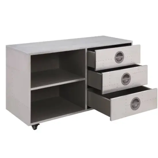 40" Brancaster File Cabinet Aluminum - Acme Furniture image {4}