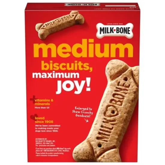 Milk Bone Original Biscuits, Medium Dog Treats, 24 oz, Pack of 2 image {4}