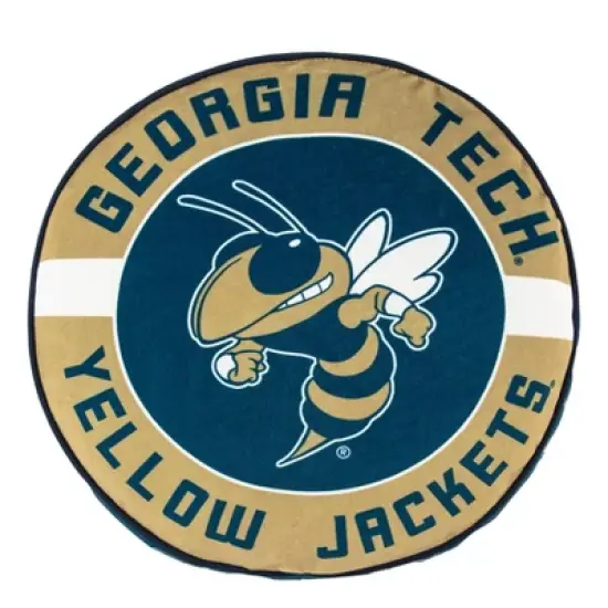 15" NCAA Georgia Tech Yellow Jackets Cloud Pillow image {1}
