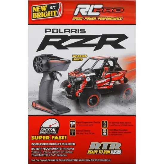 New Bright RC Polaris Pro - 1:43 Scale: Remote Control ATV with Rechargeable Battery & LED Lights image {11}