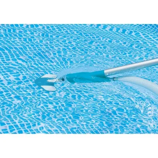Intex Deluxe 28003E Cleaning Maintenance Swimming Pool Kit with Vacuum & Pole image {1}