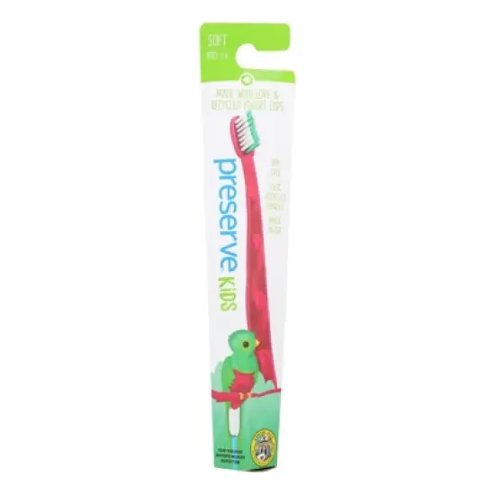 Preserve Kids Soft Bristle Red Toothbrush - 6 ct image {1}