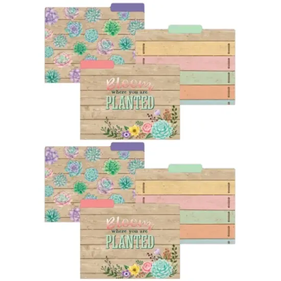Teacher Created Resources&reg; Rustic Bloom File Folders, 2 Packs image {4}