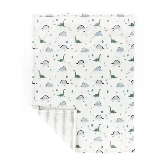 Lush D&eacute;cor Plush Oversized Reversible Baby Blanket image {1}