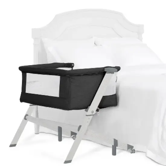 Evolur Stellar Bassinet and Bedside Sleeper - Black image {6}
