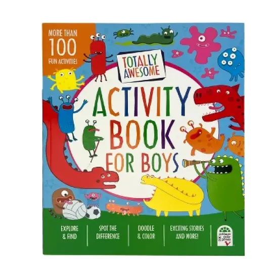 Totally Awesome Activity Book for Boys - by  Parragon Books (Paperback) image {1}