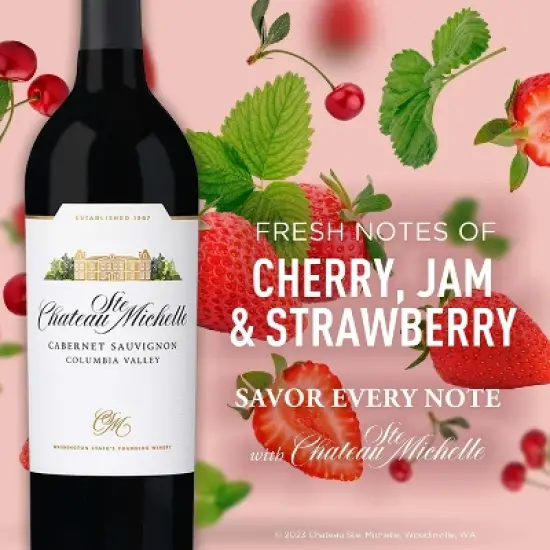 Chateau Ste. Michelle Cabernet Sauvignon Red Wine - 750ml Bottle image {6}