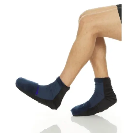 FOMI Hot Cold Therapy Gel Ice Socks | 2 Socks &ndash; Blue, Large Size image {5}