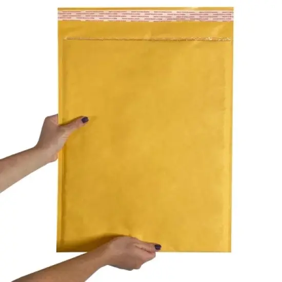 UOFFICE Pack of 800 Bulk Kraft Bubble Mailers 14.25" x 20" - #7 Self-Seal Padded Envelopes image {7}
