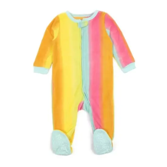 Leveret Footed Sleeper Fleece Pajamas image {6}