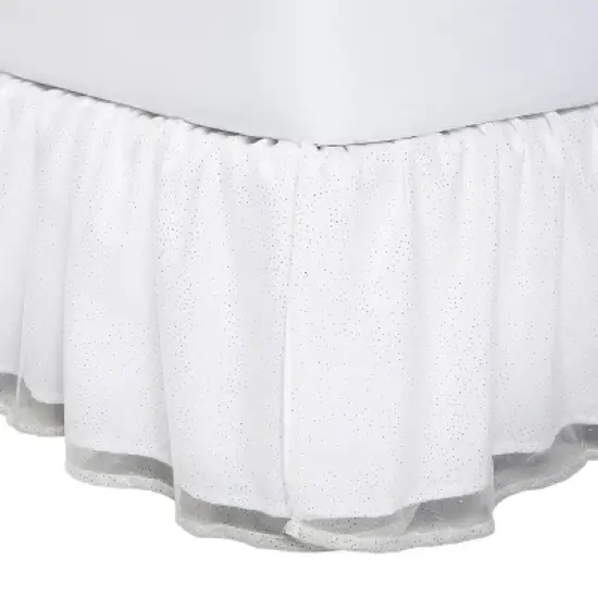 Glitter Dot Tulle Kids' Bedskirt - Pillowfort&trade; image {2}