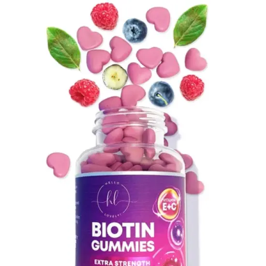 Hello Lovely! Hair Growth Vitamins Gummy with Biotin 5000 mcg image {8}