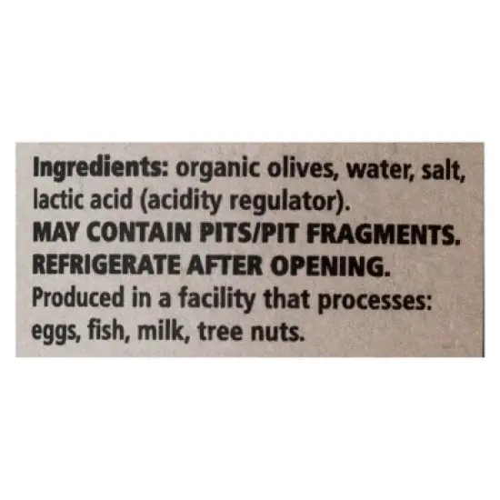 Divina Organic Pitted Castelvetrano Olives - Case of 6/4.9 oz image {6}