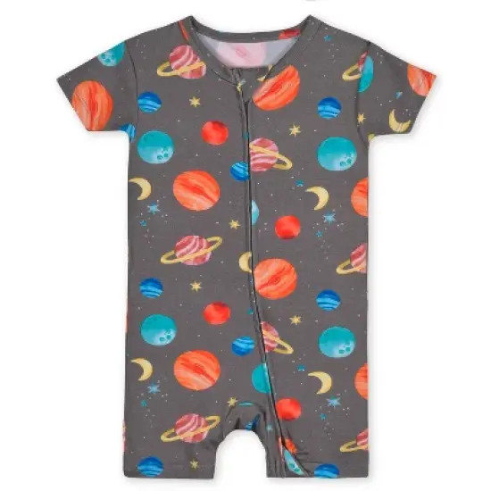 Gerber Buttery-Soft Snug Fit Short Sleeve Romper image {9}