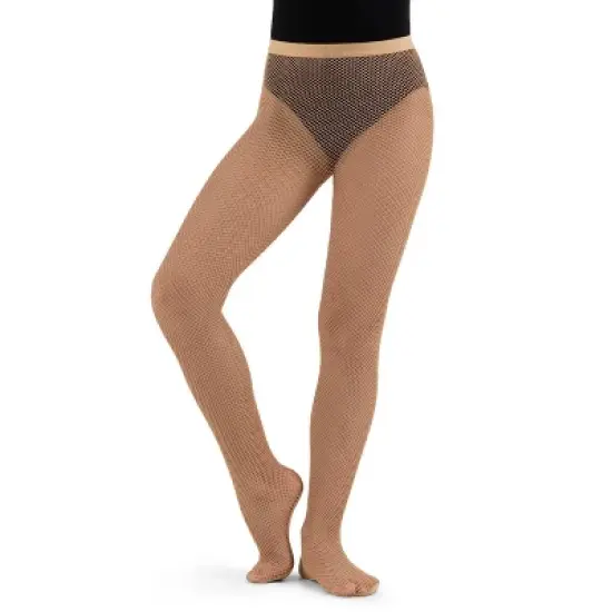 Capezio Professional Fishnet Seamless Tight - Girls image {10}