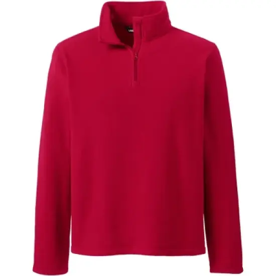 School Uniform Young Men's Lightweight Fleece Quarter Zip Pullover image {7}