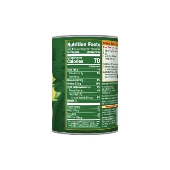 Del Monte Creamed Corn - 14.75oz image {3}