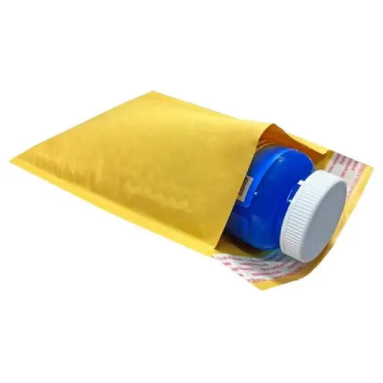 UOFFICE Pack of 25 Kraft Bubble Mailers 6.5"x10" #0 Self-Seal Padded Envelopes image {8}