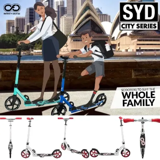 Crazy Skates Sydney (Syd) Foldable Kick Scooter - Great Scooters For Teens And Adults image {5}