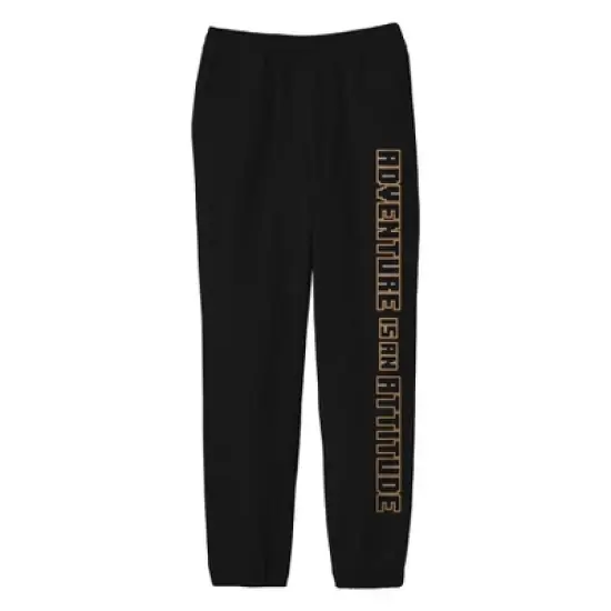 Adventure Is An Attitude on Youth Black Sweatpants- image {1}